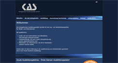 Desktop Screenshot of kas-ausbildung.de